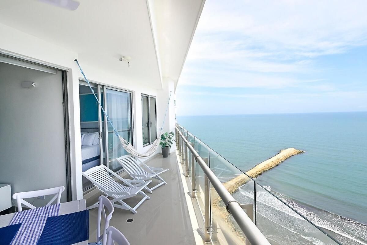 Apartamento Luxury Oceanfront, Vista Infinita Al Caribe Cartagena