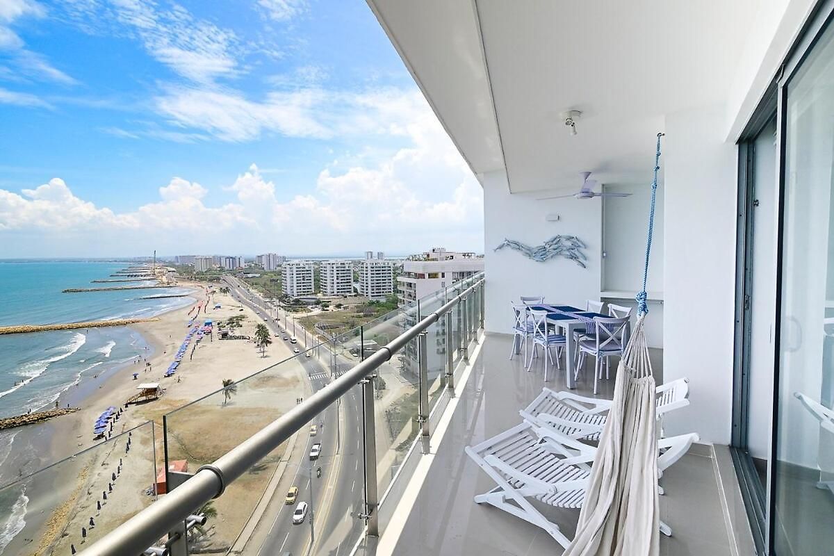 Luxury Oceanfront, Vista Infinita Al Caribe Apartamento *