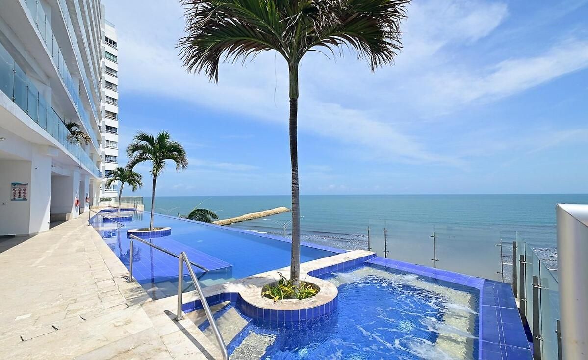 Luxury Oceanfront, Vista Infinita Al Caribe Apartamento Cartagena