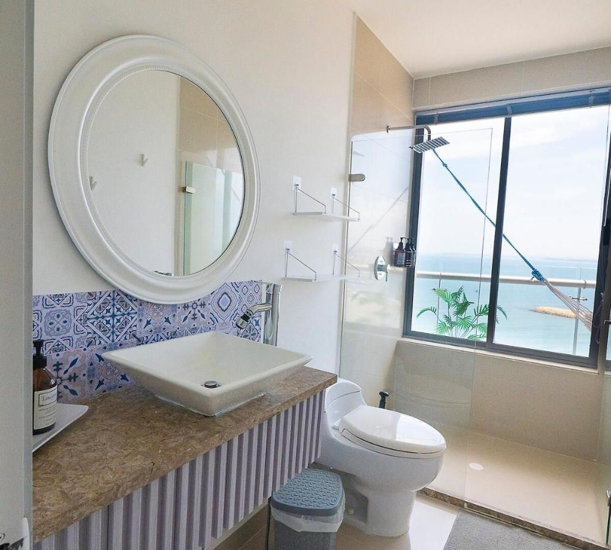 Luxury Oceanfront, Vista Infinita Al Caribe Apartamento *