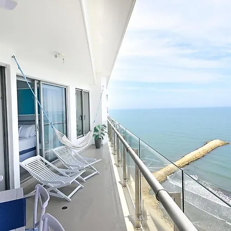 Apartamento Luxury Oceanfront, Vista Infinita Al Caribe Cartagena