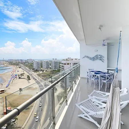 Luxury Oceanfront, Vista Infinita Al Caribe Apartamento *