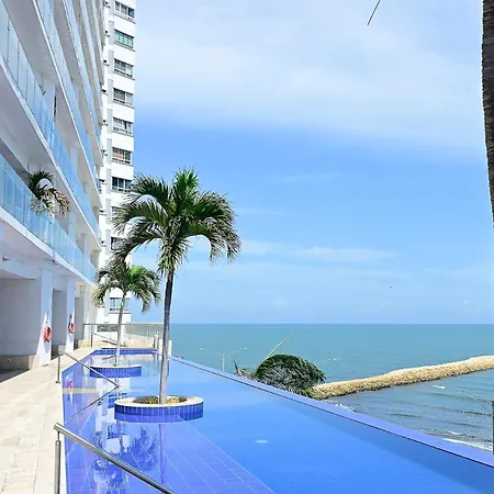 Luxury Oceanfront, Vista Infinita Al Caribe Apartamento *